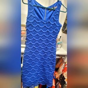 Royal blue dress